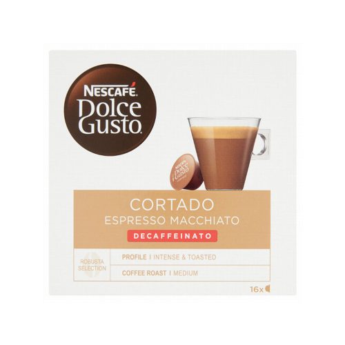 Dolce Gusto Cortado koffeinmentes kávékapszula - 99,2 g