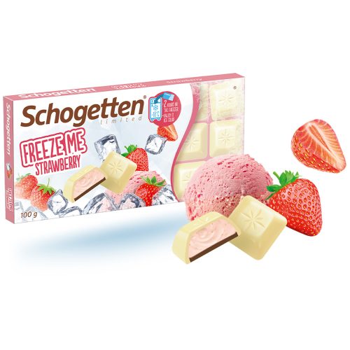 Schogetten Freeze Me Eper - 100g