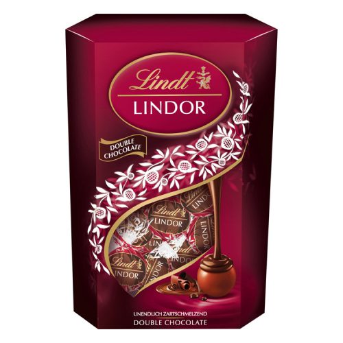Lindor Dupla Csokoládé (tej-és étcsokoládé) lágy töltelék - 200g
