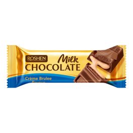 Roshen szelet tejcsokoládé créme brulée - 33 g