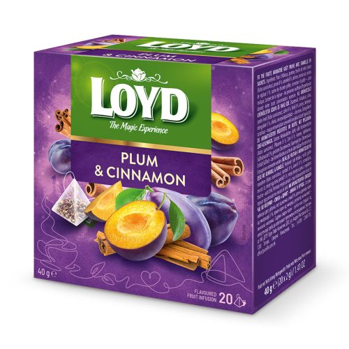 Loyd piramis tea szilva-fahéj 40g