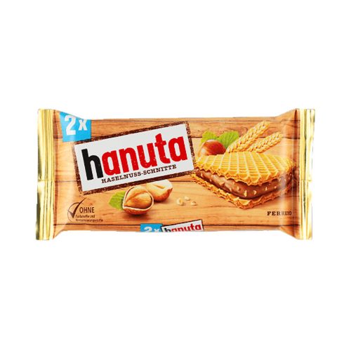 Hanuta ropogós ostya mogyorós-kakaós töltelékkel T2 - 44g