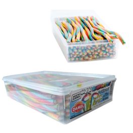   Damel Maxi savanyú, színes, töltött gumicukor ceruza - 1300 g