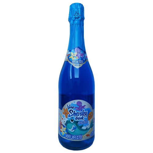 Sharky Drink kékszőlő ízű alkoholmentes pezsgő - 750 ml