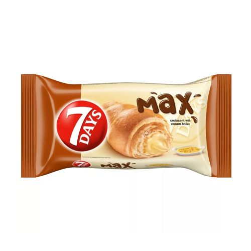 7DAYS Creme Brulée Max croissant karamellízű töltelékkel - 80g