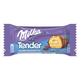   Milka Tender piskótatekercs tejes krémtöltelék, tejcsokoládéval - 37g