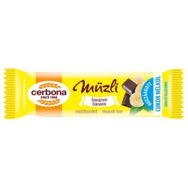   Cerbona müzliszelet banános kakaós tejbev. hozzáadott cukor nélküli - 20g