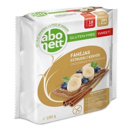 Abonett gluténmentes, fahéjas extrudált kenyér - 100g