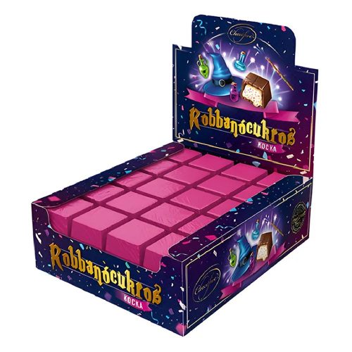 Chocofive Robbanócukros krémmel töltött tejcsokoládé kocka - 12,5 g