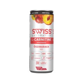   Swiss Laboratory L-Carnitine őszibarack ízű szénsavas ital - 250 ml