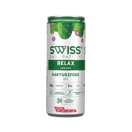   Swiss Laboratory Relax Mg+Zn kaktuszfüge ízű szénsavas ital - 250ml