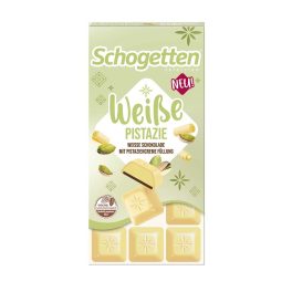   Schogetten Blonde fehércsokoládé pisztácia krémmel töltve - 100g