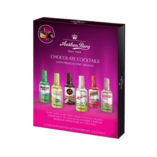 Anthon Berg Cocktails alkoholos csokoládépalack 8 db - 125g