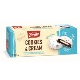   Bergen Cookies & Cream - Vanília krémmel töltött keksz 128g