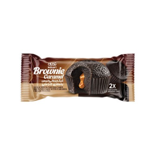 Nazari Twin karamell ízű krémmel töltött piskóta - 70g