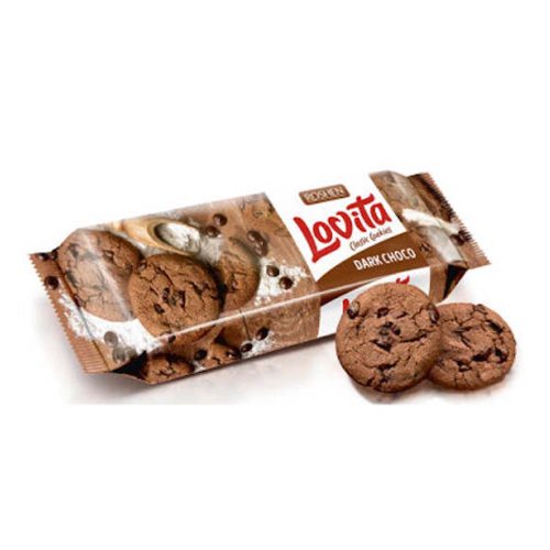 Roshen Lovita Classic Cookies Teasütemény kakaós csokidarabos-150g