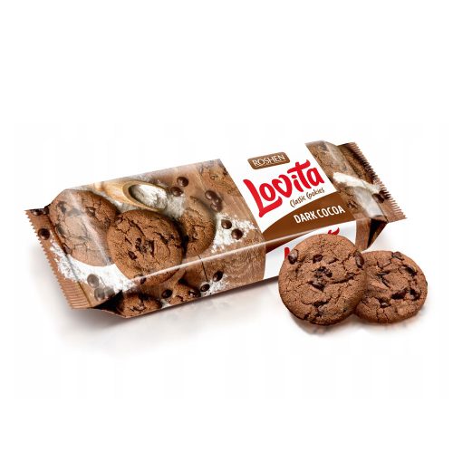 Roshen Lovita Classic Cookies Teasütemény kakaós csokidarabos-150g
