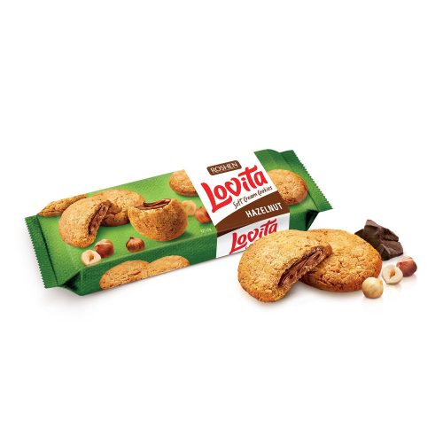 Roshen Lovita Soft Cream Cookies Teasütemény mogyorós -127g