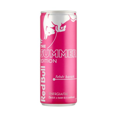 Red Bull Summer fehérbarack dobozos energiaital - 250ml