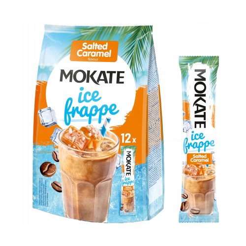 Mokate ice frappe instant sóskaramellás jegeskávé italpor  - 150g
