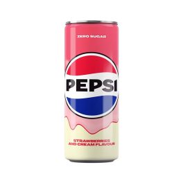   Pepsi Zero colaíz energiamentes szénsavas üdítő eper-és vanília íz-250ml