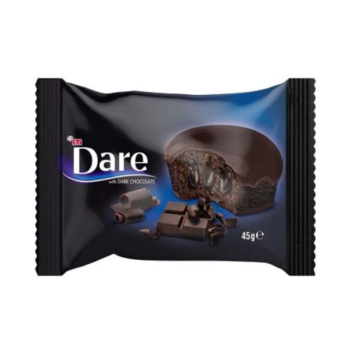 Dare étcsokoládés muffin kakaókrémes töltelékkel - 45g	