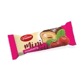 VINCINNI mini roll eper ízű krémmel - 30g