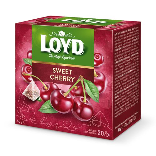 Loyd piramis tea meggy - 40g