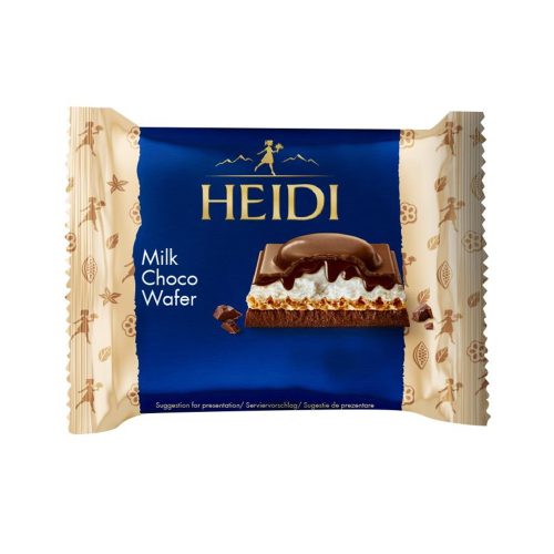 Heidi Milk Choco Wafer tejcsokoládé mogyorós krémmel - 55g