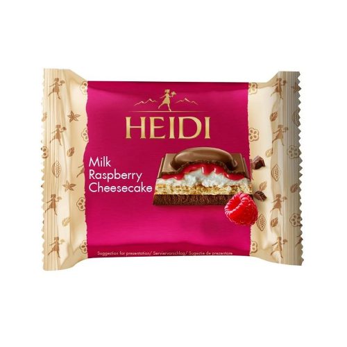 Heidi Raspberry Cheesecake tejcsokoládé sajtos-málnás - 55g