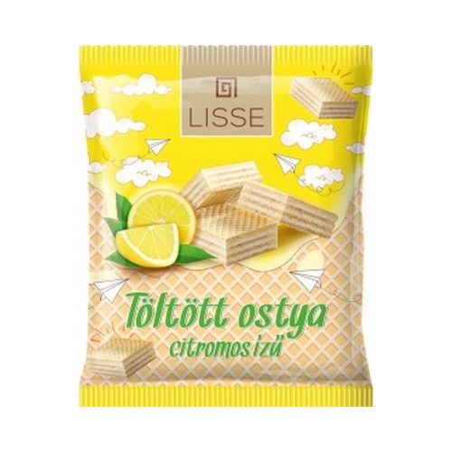 Lissé citromos krémmel töltött ostya -180 g