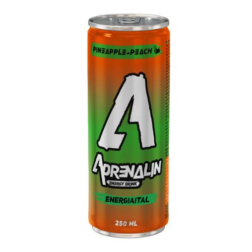 Adrenalin energiaital őszibarack- ananász - 250 ml